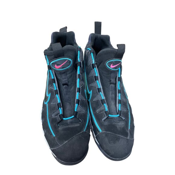 Nike Air Max Uptempo 97  Mens Black teal pink retro high top sneakers Size 13 SK - Picture 16 of 16